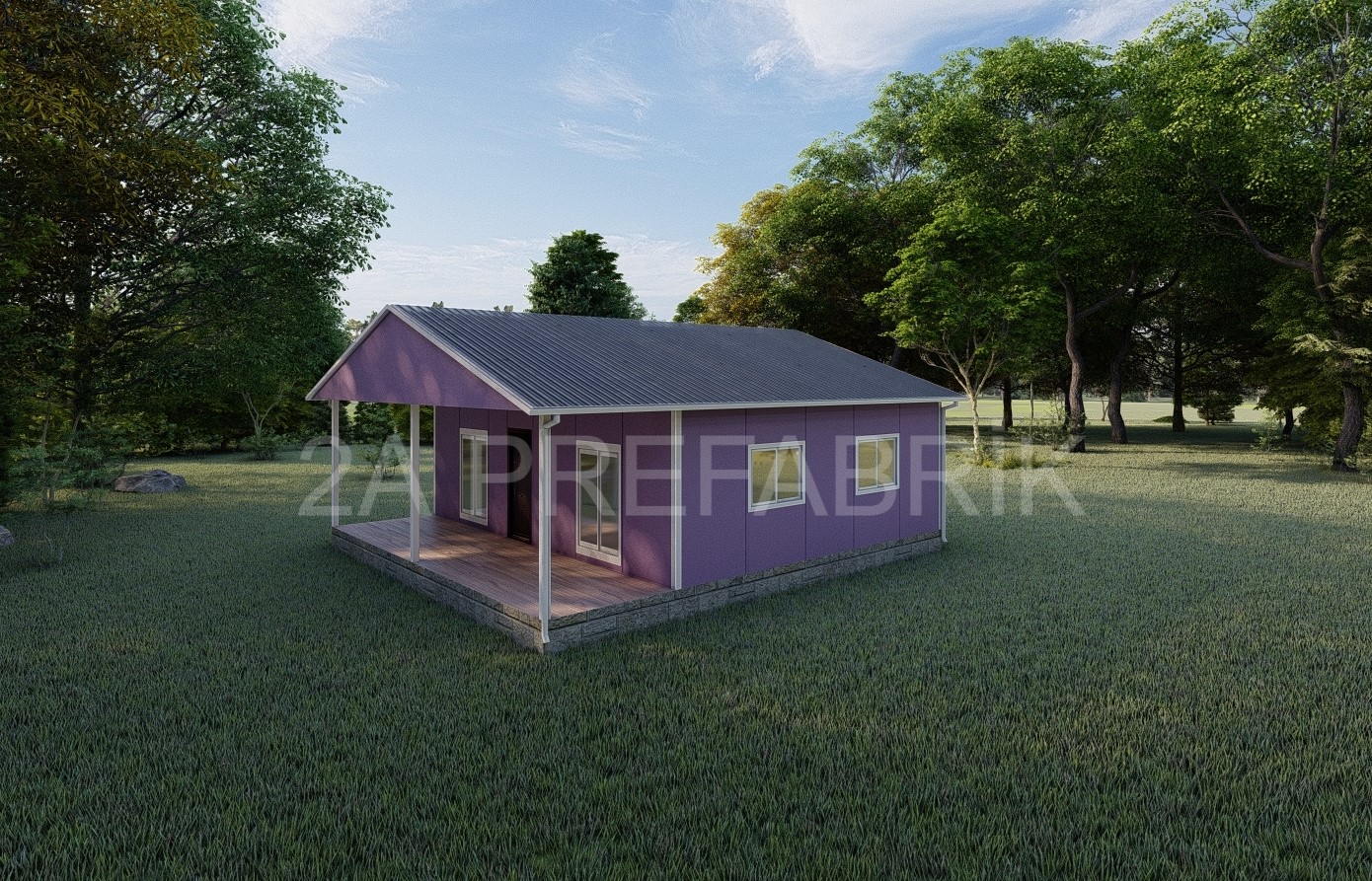 70m² Tek Katlı Prefabrik Ev