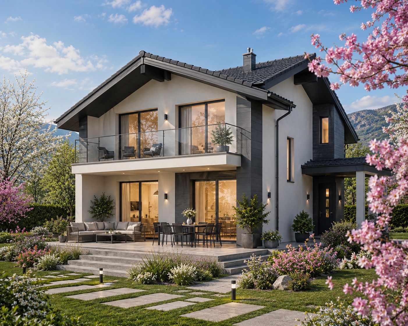 120m2 İki Katlı Çelik Ev